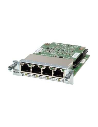 Interfaz Swith Ethernet Cisco p/ Router CISCO 4Ptos Gigabit