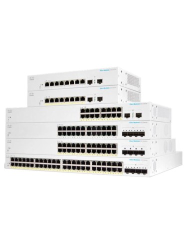 Switch Cisco Business 220 series 24Ptos Gigabit + 4SFP 1G