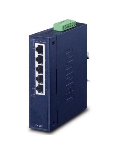 Switch Industrial 5Ptos gigabit IP30 unmanaged