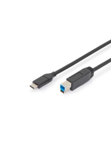 Cable USB3.1 tipo C macho a USB3.0 tipo B macho 1,0mts