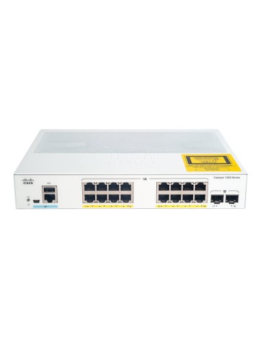 Switch Cisco Catalyst 1000 16xGE+2 SFP PoE+ Lan Lite 120W