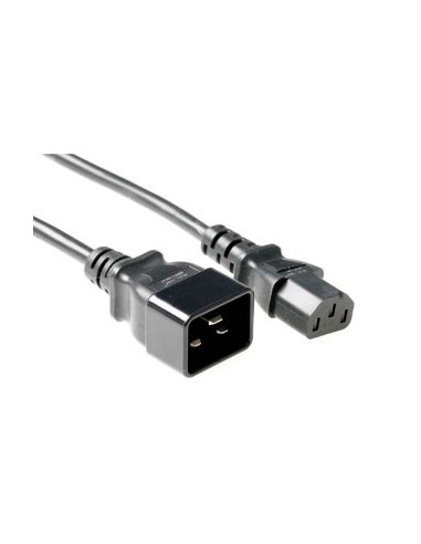 Cable Alimentación IEC C13 H a IEC C20 M 10A 2,0mts