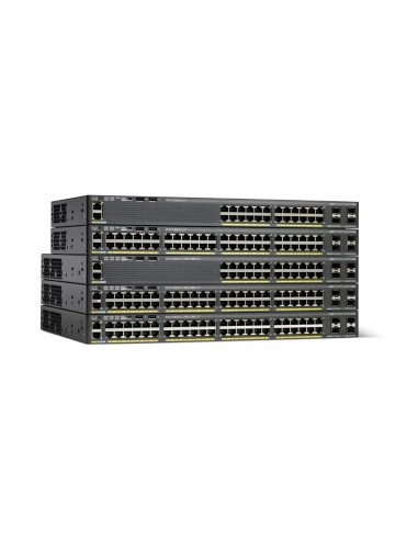 Switch Cisco Catalyst 2960X 24Ptos Giga+4SFP PoE+ LAN Base Refurbished
