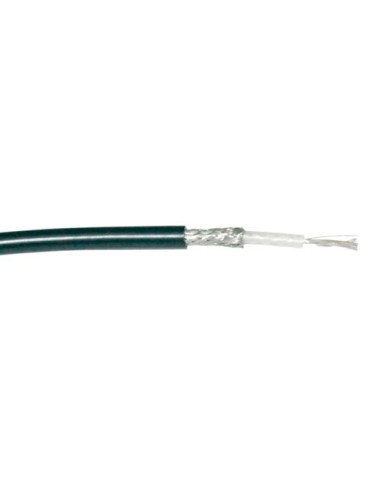Cable Coaxial RG58 color negro 50Ohm bobina 100mts.