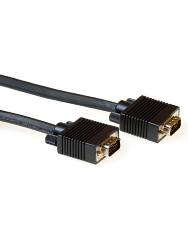 Cable VGA HPDB15 Macho / Macho con filtro 0,50mt Negro