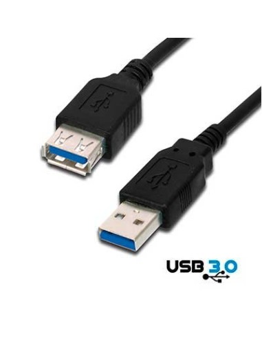 Cable USB3.0 prolongador tipo A macho a tipo A Hembra 2.0 mts