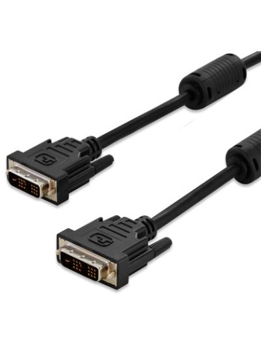 Cable DVI-D 18+1 macho/macho Single Link 5 metros Negro