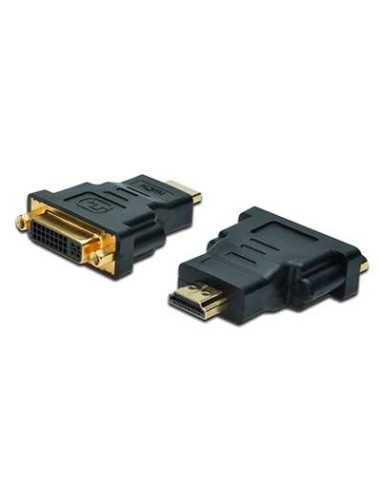 Adaptador HDMI tipo A Macho a DVI-I 24+5 Hembra Compacto