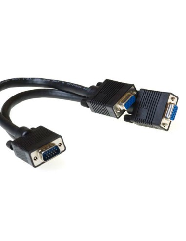 Cable VGA Divisor1xHPDB15 M/2xHPDB15 H 0,25mts