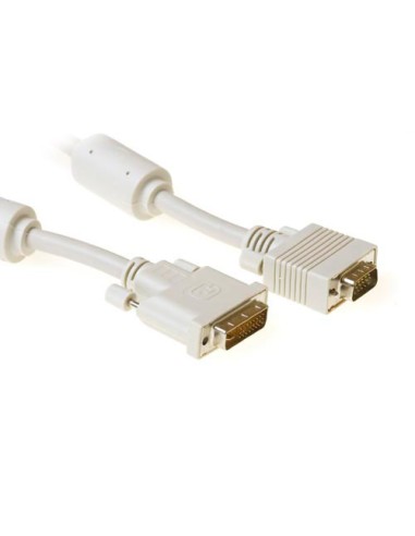 Cable DVI-A 24+5  macho a SVGA macho 10,0mts HQ