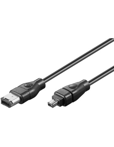 Cable FireWire IEEE1394a 6Pin macho a 4Pin macho 4,0mts