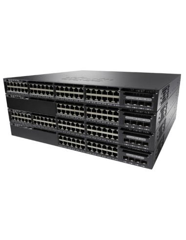 Switch Cisco Catalyst 3650 48Ptos Gigabit+4SFP+ Lan Base PoE