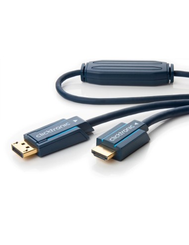 Cable Displayport Macho a HDMI Macho CLILCKTRONIC 10mts HQ