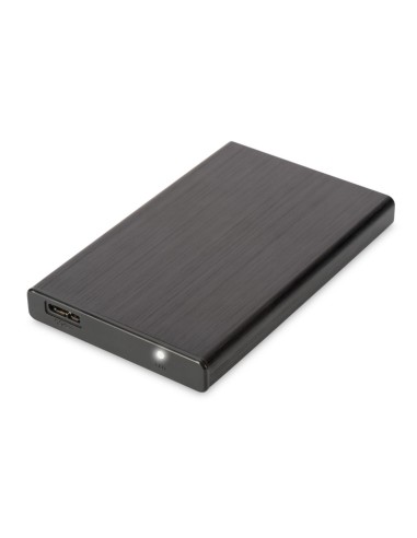 Caja externa USB3.0 para HDD SATA 2,5" Aluminio Neg