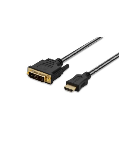 Cable HDMI tipo A a DVI-D(24+1) HQ FullHD Gold 3mts