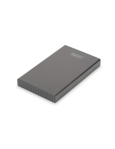 Caja externa USB3.1 tipo C a HDD/SDD SATA 2,5" Aluminio Neg