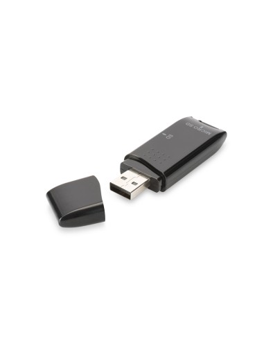 Lector de tarjetas USB2.0 DIGITUS SD/MMC/MS Stick