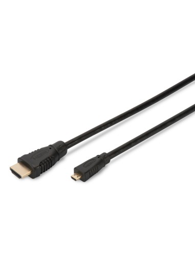 Cable microHDMI tipo D Macho a HDMI tipo A Macho 3mts