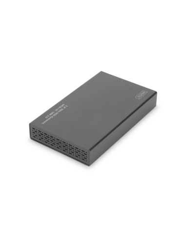 Caja externa USB3.0 para HDD SATA 3,5" Aluminio Neg